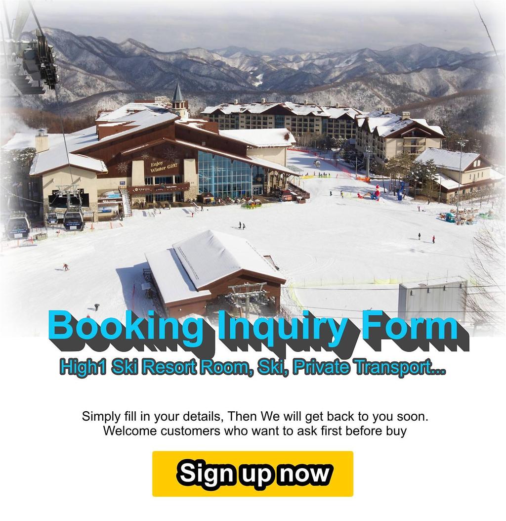 High1 Ski Resort Inquiry