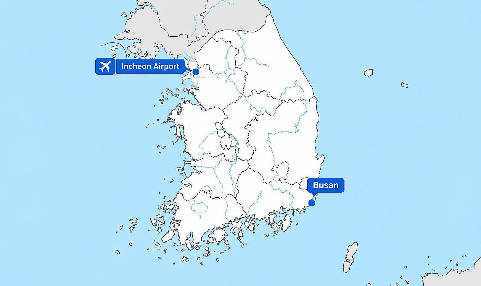 Private Transfer from Busan to Incheon International Airport